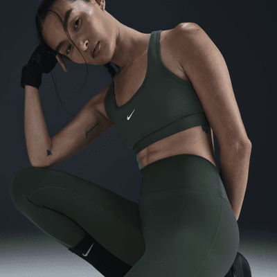 เลกกิ้งขายาวเอวสูงผู้หญิง Nike One Seamless Front