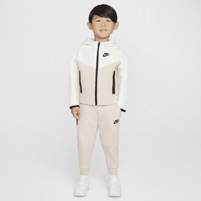 Conjunto de sudadera con gorro de dos piezas infantil Nike Sportswear Tech Fleece Full-Zip Set