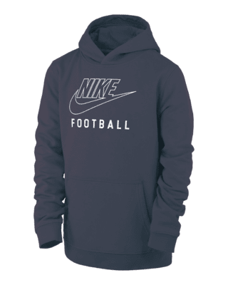 Подростковое худи Nike Swoosh Club Fleece Big Kids' Football Pullover Hoodie для футбола