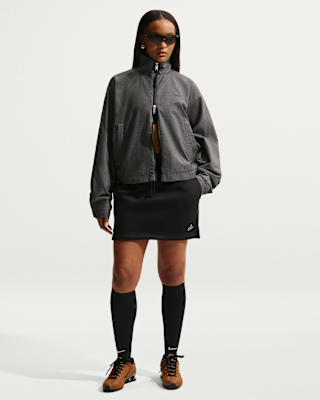 Женская юбка Nike Sportswear Phoenix Fleece High-Waisted Slim Mini Skirt