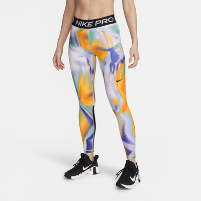 Leggings de tiro medio de largo completo estampados para mujer Nike Pro