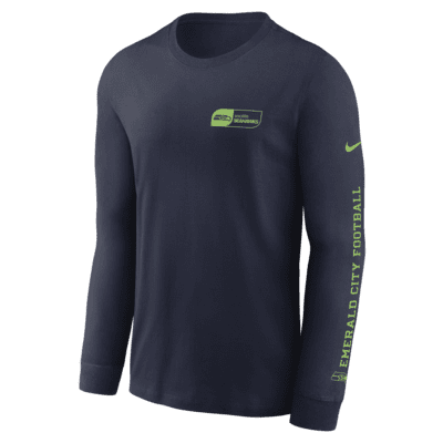 Seattle Seahawks All Out Men's Nike NFL Long-Sleeve T-Shirt