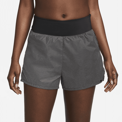 Shorts con diseño reflejante 2 en 1 de tiro medio de 8 cm para mujer ...