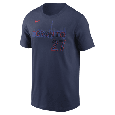 Мужская футболка Vladimir Guerrero Jr. Toronto Blue Jays City Connect Fuse