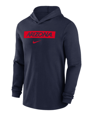 Мужские  Arizona Wildcats Sideline Nike Dri-FIT College Long-Sleeve Hooded Top