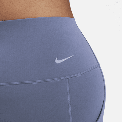 Leggings de 7/8 de tiro alto y sujeción media con bolsillos para mujer Nike Universa