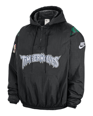 Мужское худи Minnesota Timberwolves Hardwood Clasics Nike Therma-FIT NBA 1/2-Zip Hoodie
