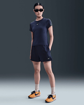 Женские шорты Nike Sportswear Chill Terry Mid-Rise 4" French Terry Shorts