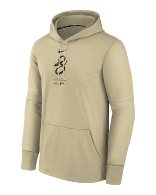 Мужское худи Arizona Diamondbacks City Connect Practice Nike Therma MLB Pullover Hoodie