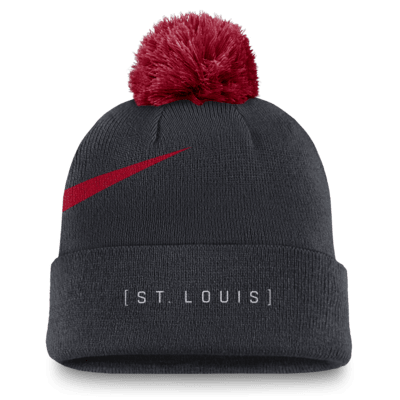 St. Louis Cardinals Peak Men's Nike MLB Cuffed Pom Beanie