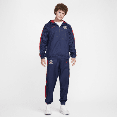 Paris Saint-Germain Nike vevd fotballtracksuit med hette til herre