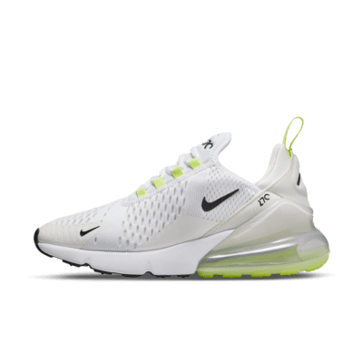 nike 270 green and white