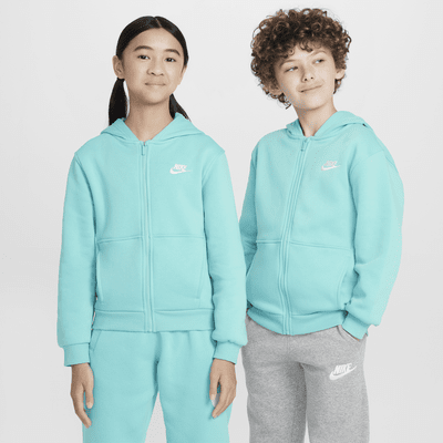 Nike Sportswear Club Fleece Big Kids' Full-Zip Hoodie