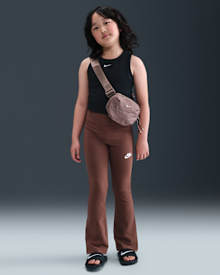 Детские тайтсы Nike Sportswear Classic Girls' High-Waisted Flared Leggings