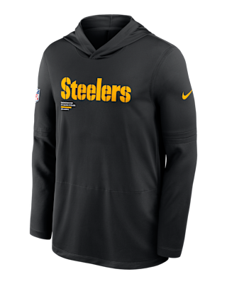 Мужские  Pittsburgh Steelers Pure Fury Sideline Nike Dri-FIT NFL Long-Sleeve Hooded Top
