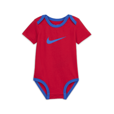 Conjunto de bodies para bebé Nike (0 a 9M) (3 piezas)