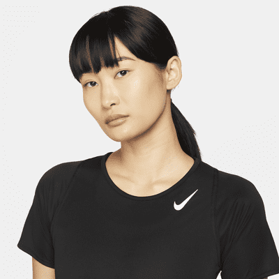 ナイキ Dri-FIT レース ウィメンズ ショートスリーブ ランニングトップ
