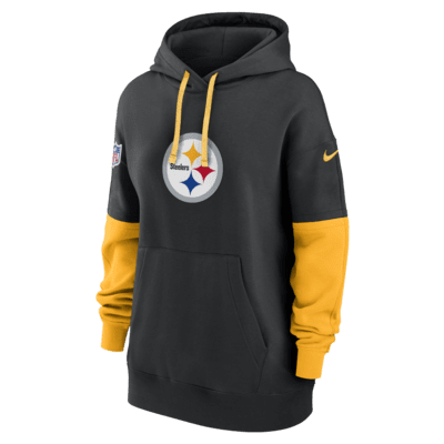 Pittsburgh Steelers Sideline Essential Women's Nike NFL Pullover Hoodie