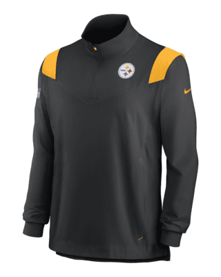 Nike Sideline Coach (NFL Pittsburgh Steelers) Men's Short-Sleeve Jacket.