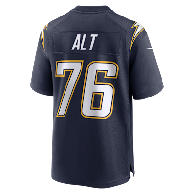 Joe Alt Los Angeles Chargers Men's Nike NFL Game Jersey