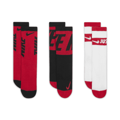 Nike Little Kids' Dri-FIT Sport Crew Socks (3 Pairs)