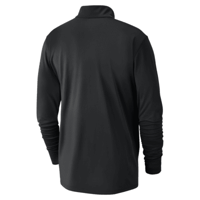 Brooklyn Nets City Edition Men's Nike Dri-FIT NBA 1/2-Zip Long-Sleeve Top