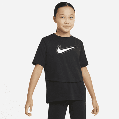Nike Dri-FIT (Girls\') Big Trophy Training Top. Kids\' Short-Sleeve