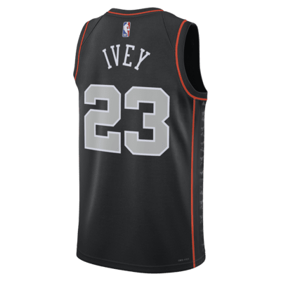 Jaden Ivey Detroit Pistons City Edition 2023/24 Men's Nike Dri-FIT NBA ...