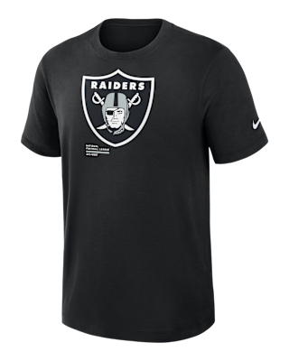 Мужская футболка Las Vegas Raiders Slub Nike Dri-FIT NFL