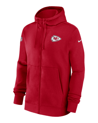 Kansas City Chiefs Field Nike Full-Zip Hoodie Jacket Black