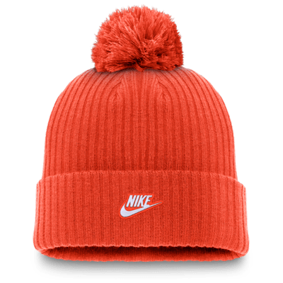 Gorro con dobladillo y pompón Nike de la MLB para hombre Houston Astros Cooperstown Peak