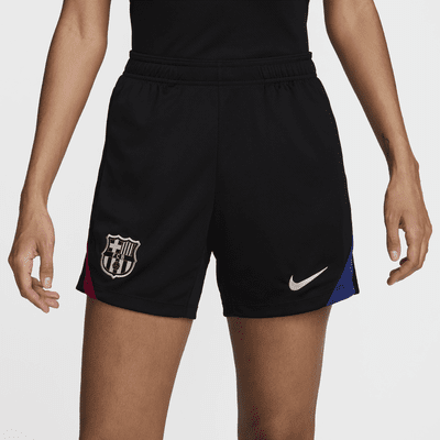 FC Barcelona Strike Nike Dri-FIT Örgü Kadın Futbol Şortu