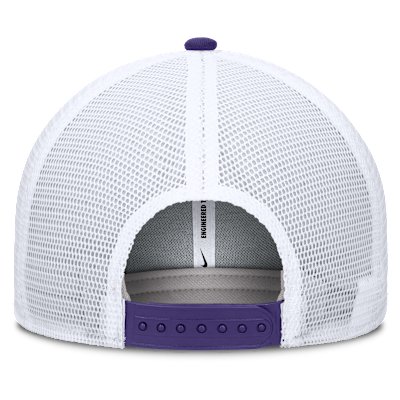 LSU Primetime Rise Men's Nike Dri-FIT College Trucker Adjustable Hat