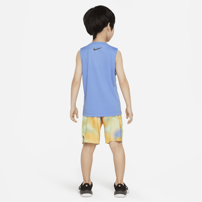 Σετ με tank top Nike Dri-FIT Hazy Rays για μικρά παιδιά