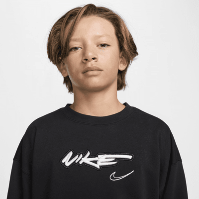 Nike Sportswear Breaking Big Kids' Fleece Top