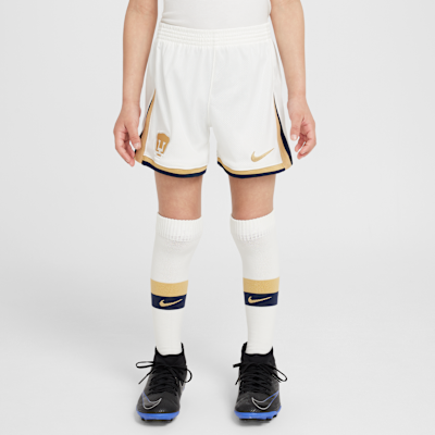 Kit de 3 piezas de fútbol Nike Replica para niños talla pequeña Pumas UNAM 2025/26 Stadium Home