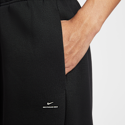 나이키 스탠다드 이슈 남성 써마 핏 브러시드 오픈 헴 농구 팬츠