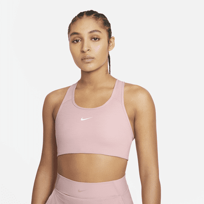 grinende ansøge Begge Nike Swoosh Women's Medium-Support 1-Piece Pad Sports Bra. Nike.com