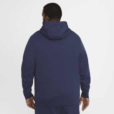 Sudadera con gorro sin cierre con estampado para hombre Nike Sportswear Club Fleece