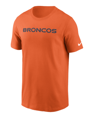 Мужская футболка Denver Broncos Primetime Wordmark Essential Nike NFL