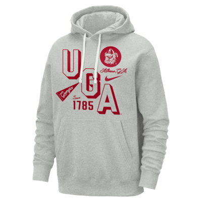 Sudadera con gorro universitaria Nike para hombre Georgia Club