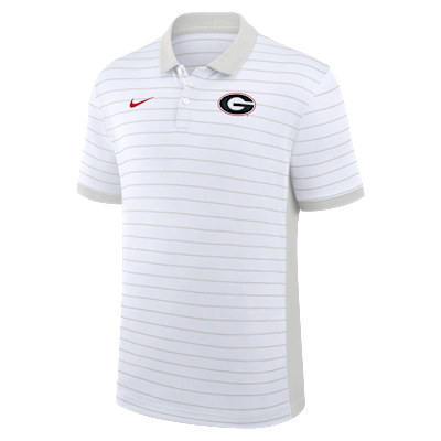 Georgia Sideline Victory Stripe Men's Nike Dri-FIT College Polo