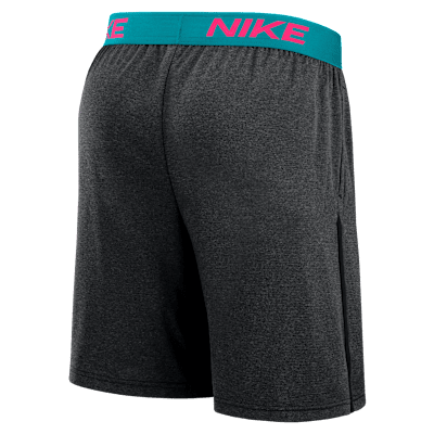 Shorts Nike Dri-FIT de la MLB para hombre Miami Marlins Authentic Collection City Connect