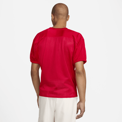Nike Recruit Men's Practice Football Jersey (Large, Red)