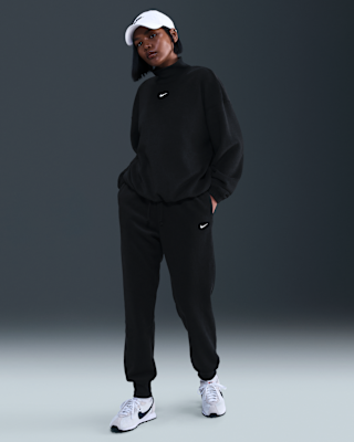 Женские  Nike Sportswear Phoenix Plush Mid-Rise Cozy Fleece Pants