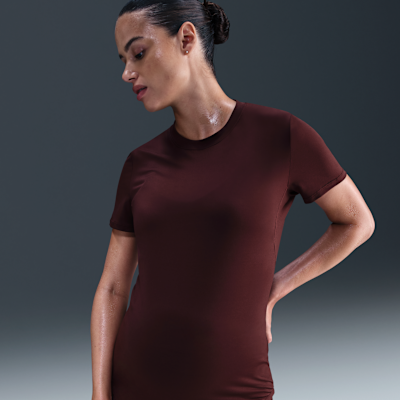 Nike (M) One Women's Dri-FIT Slim-Fit Short-Sleeve Top (Maternity)