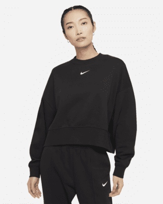 nike essentials oversized fleece crew
