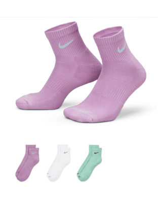 Unisex носки Nike Everyday Plus Cushioned Training Ankle Socks (3 Pairs) для тренировок