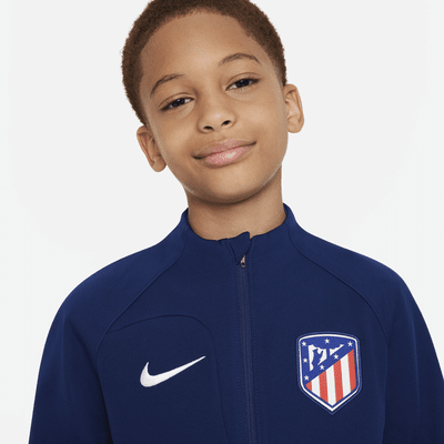 Atlético Madrid Academy Pro Older Kids' Knit Football Jacket. Nike PT