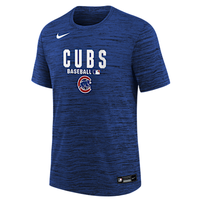 Chicago Cubs Authentic Collection Velocity Big Kids' Nike Dri-FIT MLB T-Shirt